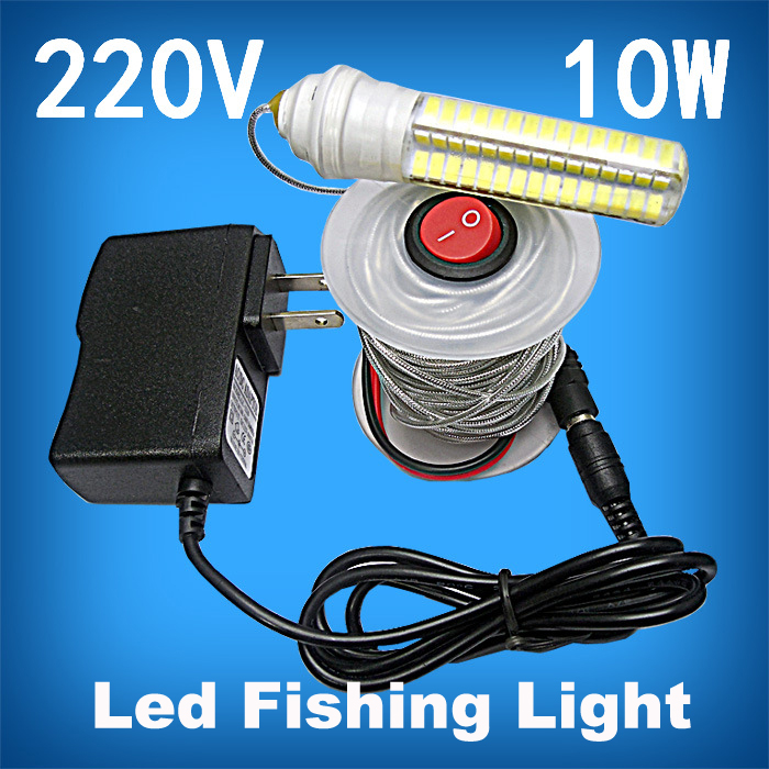 12V LED Underwater Green Fishing Light Stick Submersible Fishing Light