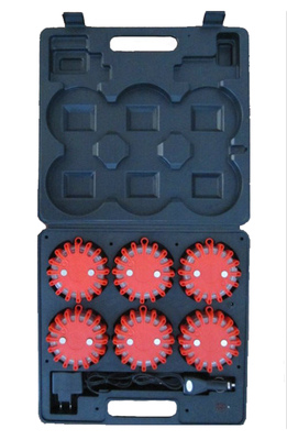 6 Pack Rechargeable Led Emergency Road Flares Kits with LED Color Red 6 Pack Rechargeable Led Emergency Road Flares Kits with LED Color Red