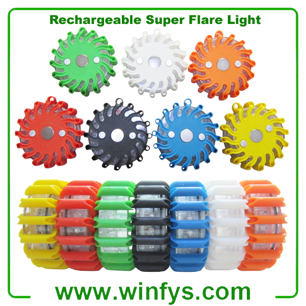 6pcs Rechargeable Super Flare Light 6pcs Rechargeable Super Flare Light