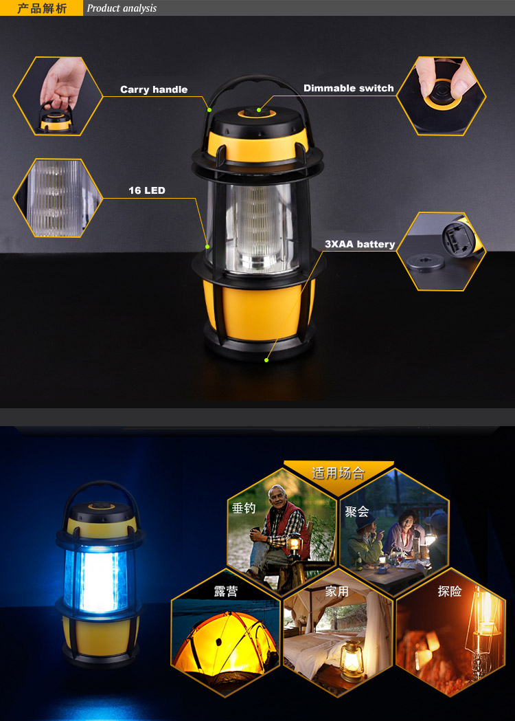 16 LED Dimmable LED Lantern Light Lamp 16 LED Dimmable LED Lantern Light Lamp