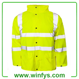 Hi-vis Reflective Safety Rain Coat