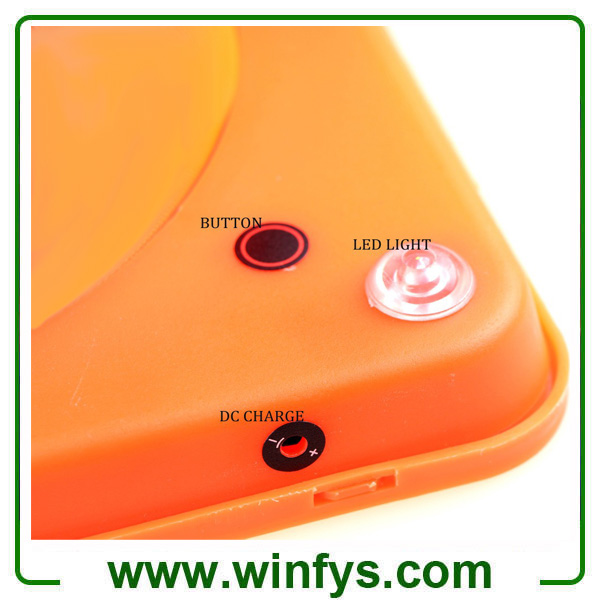 16" Collapsible Retractable USB Rechargeable Led Flashing Safety Traffic Road Cone 16" Collapsible Retractable USB Rechargeable Led Flashing Safety Traffic Road Cone