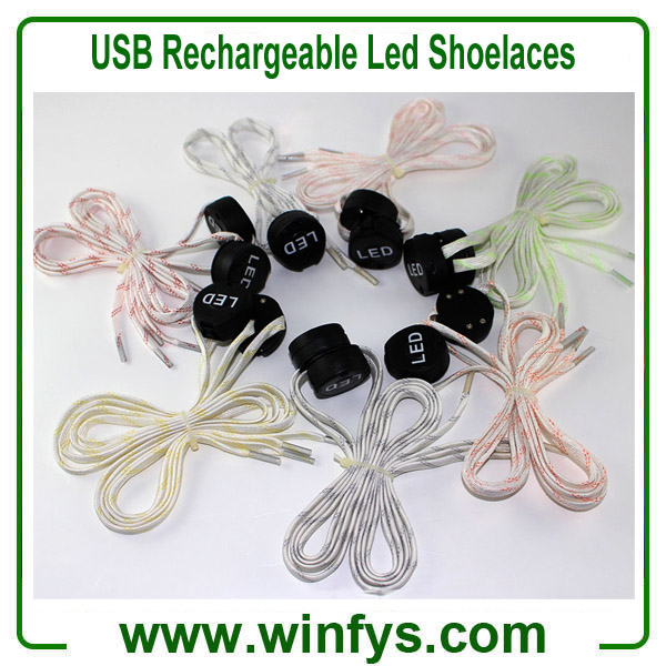 USB Rechargeable Led Shoelaces