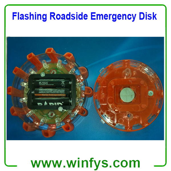 Flashing Roadside Emergency Disk Flashing Roadside Emergency Disk