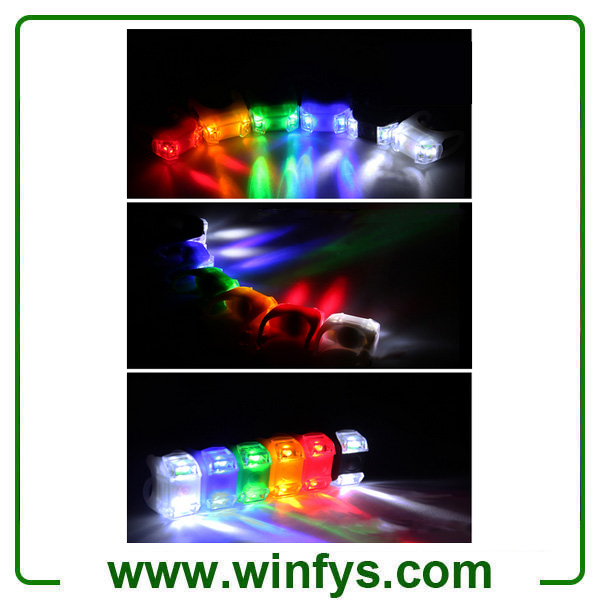 2 LED Bicycle Silicone Light Bike LED Decoration Light Warning Rear Front Lights 2 LED Bicycle Silicone Light Bike LED Decoration Light Warning Rear Front Lights