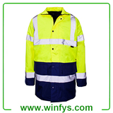 High Visibility Orange Yellow Winter Reflective Safety Wear