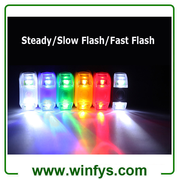2 LED Bicycle Silicone Light Bike LED Decoration Light Warning Rear Front Lights 2 LED Bicycle Silicone Light Bike LED Decoration Light Warning Rear Front Lights